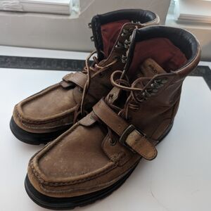 Polo leather boot